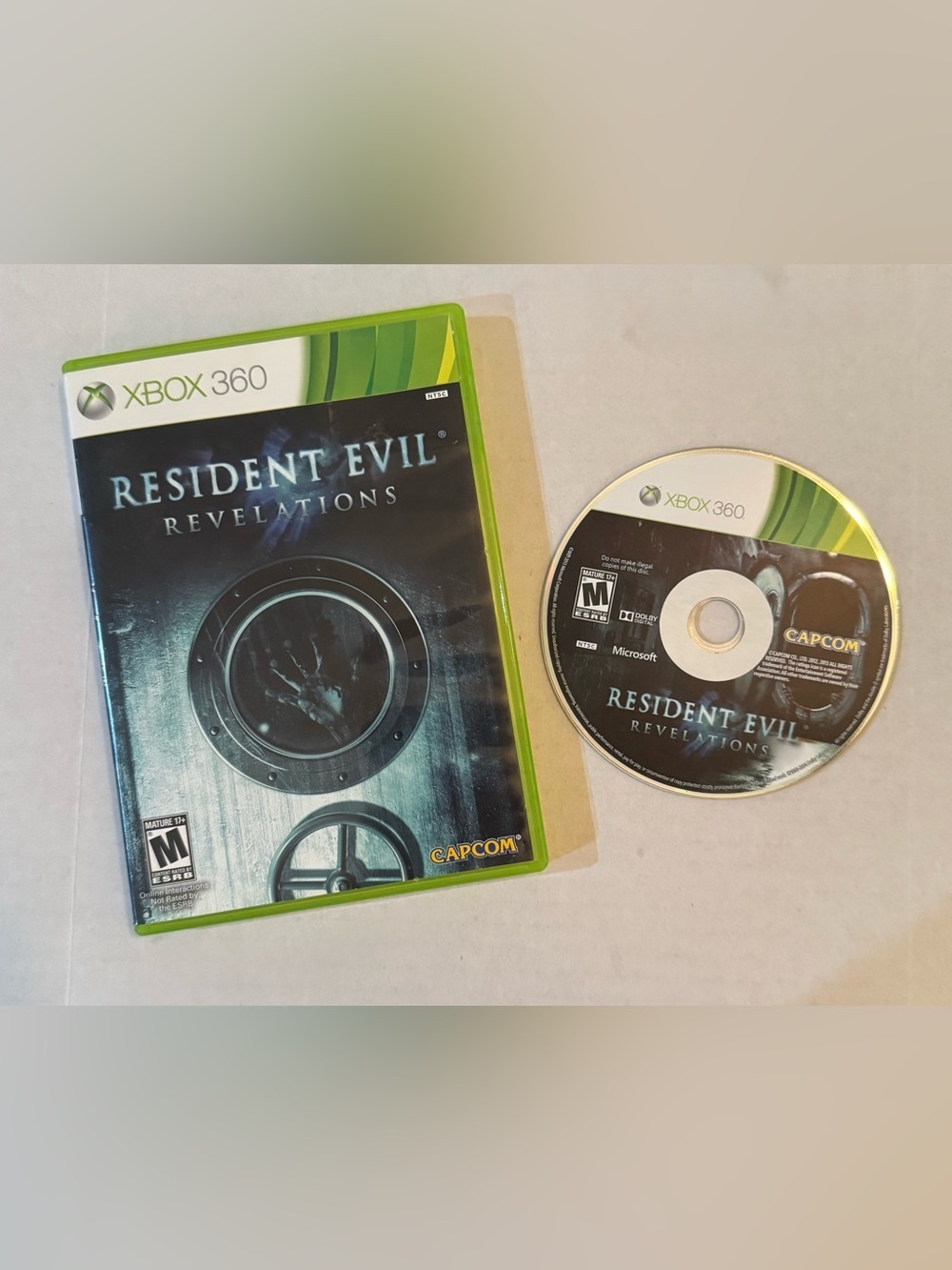 Resident Evil Revelations (Microsoft Xbox 360, 2013) No Manual